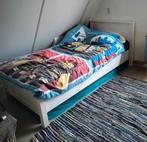 Eenpersoons bed wit hout 90x200, Huis en Inrichting, Ophalen, Gebruikt, 90 cm, Eenpersoons