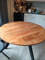 Teakhouten eettafel., Ophalen, Gebruikt, Vijf personen of meer, 100 tot 150 cm
