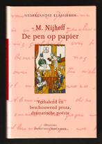 MARTINUS NIJHOFF - De pen op papier (hardcover), Ophalen of Verzenden, Nieuw, Nederland