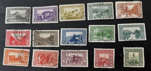 'Bosnie Herzegowina 1906 Freimarken Mi 29-43 gebr, Postzegels en Munten, Postzegels | Europa | Overig, Gestempeld, Overige landen
