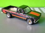 Hotwheels - Datsun 620 Pickup [zwart] 1/60 1, Ophalen of Verzenden, Gebruikt, Auto