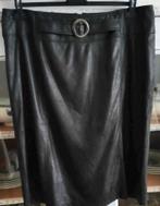 Nieuwe zwarte leder/suède vleug rok van Oscar B. 44, Kleding | Dames, Rokken, Verzenden, Zwart, Maat 42/44 (L), Nieuw