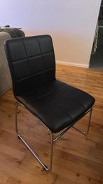 Eetkamerstoel Jysk Hammel (4x), Huis en Inrichting, Stoelen, Ophalen, Gebruikt, Zwart, Vier