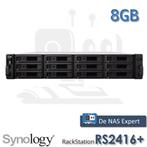 NAS Synology RS2416+ 8GB refurbished, Info@synology.com, Synology, Refurbished, Ophalen of Verzenden