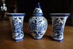 3 delige vazen set Delfts handwerk Holland, Antiek en Kunst, Antiek | Vazen, Ophalen of Verzenden