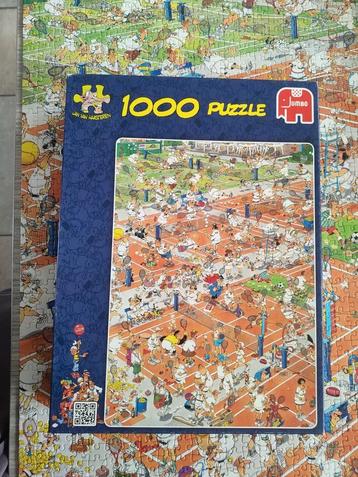 Jan van Haasteren puzzel 1000 stukjes Tennis beschikbaar voor biedingen