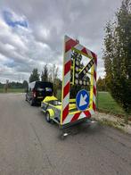 Actiewagen pijlwagen wegafzetting, Ophalen