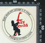 Sticker: Felix Fonds - Hulp aan collegas in nood - Lopik, Verzenden, Zo goed als nieuw, Bedrijf of Vereniging