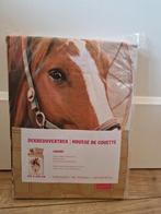 Nieuw 1-persoons dekbedovertrek paard 140200, Eenpersoons, Bruin, Dekbedovertrek, Nieuw