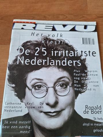 Revu 1995 Conny Vandenbos Slash Rob Scholte Morissey Redford beschikbaar voor biedingen