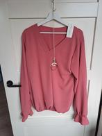 Roze blouse met lange mouwen  maat 46, Kleding | Dames, Maat 46/48 (XL) of groter, Nieuw, Ophalen of Verzenden, Roze