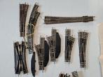 Ca. 250 N-spoor rails en 14 wissels B-keuze, Ophalen of Verzenden, Gebruikt, Gelijkstroom, Rails