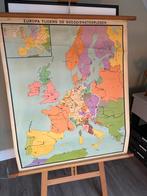 Historische wandkaart van PE van Oirschot en P Eibergen, Antiek en Kunst, Antiek | Schoolplaten, Ophalen of Verzenden, Geschiedenis