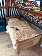 Senioren eenpersoons bed, Ophalen, 90 cm, Eenpersoons, Bruin