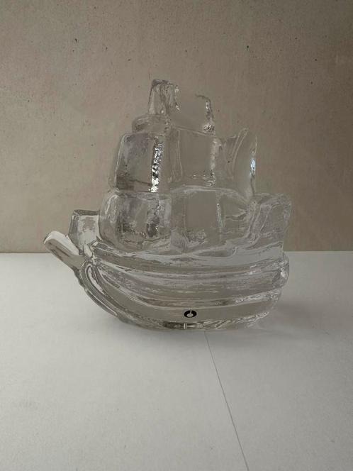 Pukeberg Sweden Viking schip kristalglas, Antiek en Kunst, Antiek | Glas en Kristal, Ophalen of Verzenden