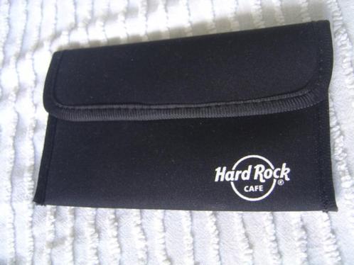 Hard rock cafe kleine zwarte tasje/etui, Verzamelen, Muziek, Artiesten en Beroemdheden, Zo goed als nieuw, Ophalen of Verzenden