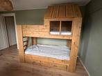 Stappelbed hout, Kinderen en Baby's, Kinderkamer | Stapelbedden en Hoogslapers, Ophalen, Zo goed als nieuw, Hoogslaper