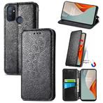 Luxe PU Lederen Wallet Case Set for OnePlus Nord N100 Zwart, Verzenden, Nieuw, Hoesje of Tasje