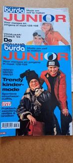2 Burda's junior voor jongens en meisjes maat 128 tot 158., Ophalen of Verzenden, Zo goed als nieuw, Vrouw, Burda
