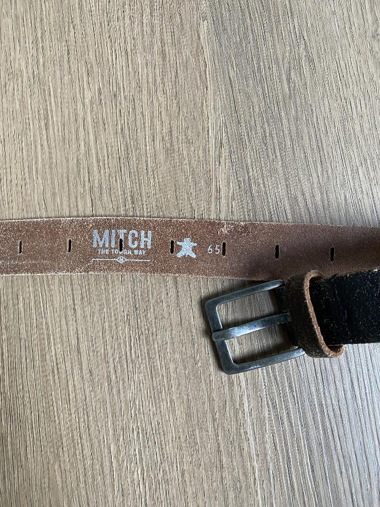 Riem bruin Mitch leer, Ophalen of Verzenden, Zo goed als nieuw, Mitch