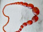 Barnsteen ketting, Sieraden, Tassen en Uiterlijk, Antieke sieraden, Ophalen of Verzenden, Overige materialen, Ketting