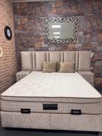 !!UITVERKOOP!! bed 160x200 met opbergfunctie, Bruin, Ophalen of Verzenden, 200 cm, 160 cm