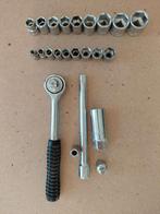 Ratelsleutel set / ratel / doppenset, Ophalen of Verzenden, Gebruikt