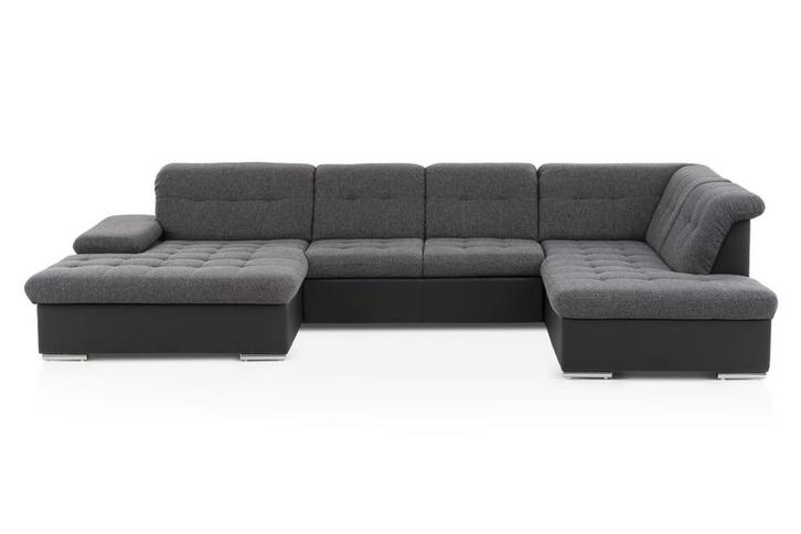 Nieuwe trendy mega Ubank met bed en opberg diverse kleuren, Huis en Inrichting, Banken | Bankstellen, Nieuw, Vierpersoons of meer