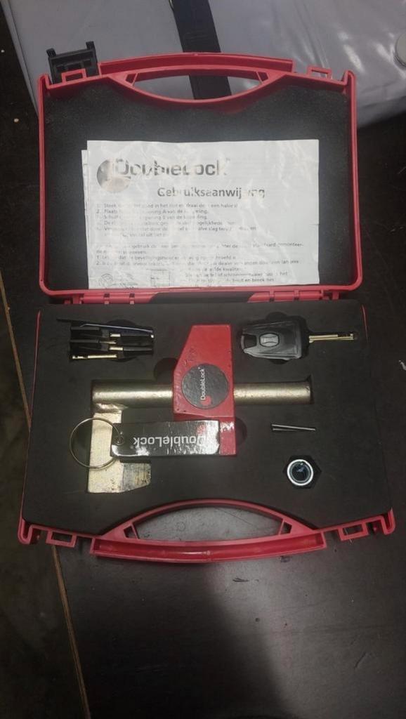 Doublelock Eagle Disselslot SCM Nieuwstaat Compleet, Auto diversen, Anti-diefstal, Zo goed als nieuw, Ophalen of Verzenden