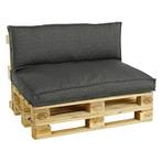 Palletkussens – antraciet – comfortabel en stevig, Ophalen, Zo goed als nieuw, Grijs