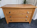 Mooie massief eiken ladekast / dressoir, Ophalen, Gebruikt, 100 tot 150 cm, Eikenhout