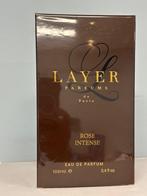 Layer parfums Paris Rose Intense 100ml eau de parfum nieuw., Verzenden, Nieuw