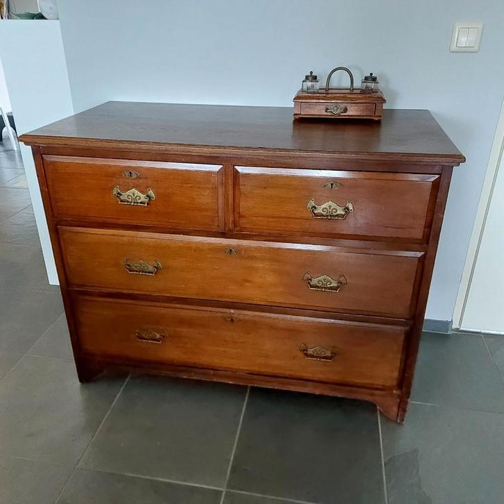 Prachtige Engels antieke ladenkast, Antiek en Kunst, Antiek | Meubels | Kasten, Ophalen