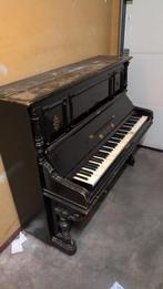 Antieke Carl Ecke piano eind 19e eeuw, Ophalen, Zo goed als nieuw, Zwart