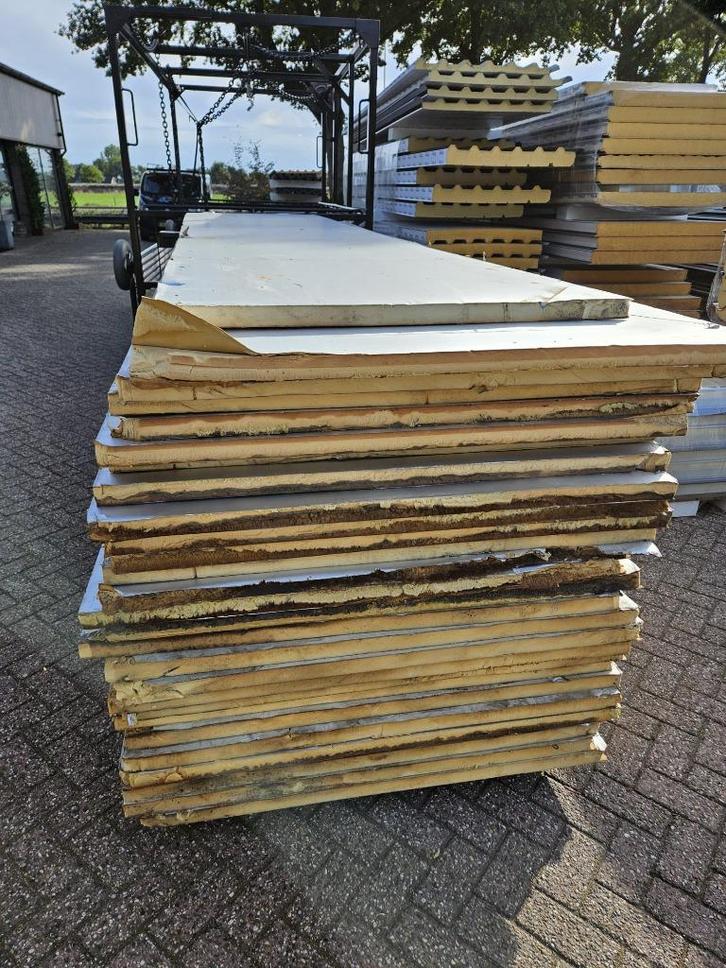 Gebruikte dupanel isolatie platen en gordingen, Doe-het-zelf en Verbouw, Isolatie en Afdichting, Gebruikt, Vloerisolatie, Muurisolatie