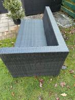 Tuinbankje van Wicker, Tuin en Terras, Tuinsets en Loungesets, Gebruikt, Wicker, Ophalen, 2 zitplaatsen
