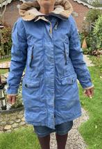 Didriksons dames winterjas, Kleding | Dames, Blauw, Zo goed als nieuw, Maat 36 (S), Ophalen of Verzenden