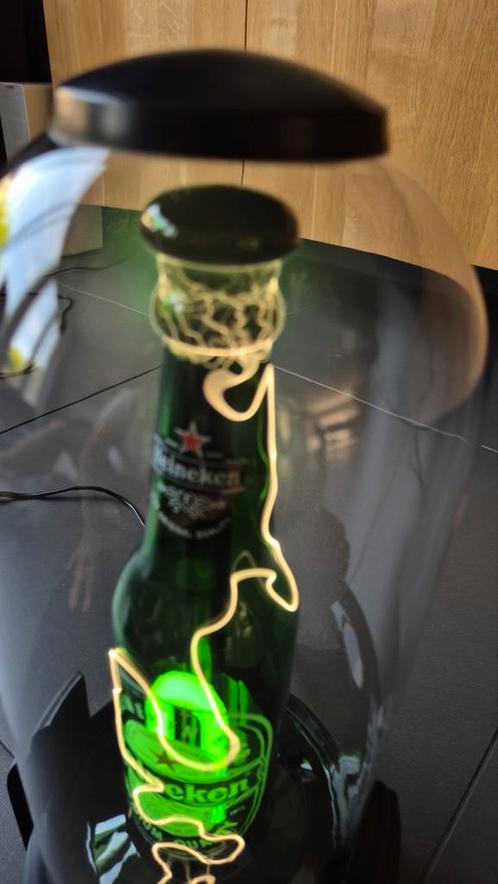 Heineken "bliksem" Lichtreclame, Verzamelen, Biermerken, Zo goed als nieuw, Overige typen, Heineken, Ophalen of Verzenden