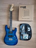 Max music gigkit electrische gitaar met versterker, Ophalen of Verzenden, Zo goed als nieuw, Overige merken, Met versterker