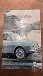 Renault Dauphine Instructieboekje 1956 - Nette Staat, Ophalen of Verzenden, Gelezen, Renault