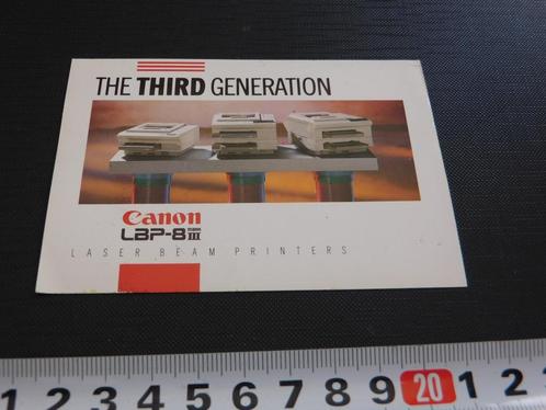 sticker CANON LBP-8  The third generation, Verzamelen, Stickers, Zo goed als nieuw, Bedrijf of Vereniging, Ophalen