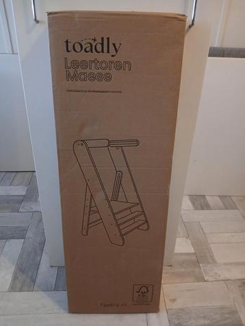 Nieuw in doos Toadly montessori maese leertoren zwart beschikbaar voor biedingen