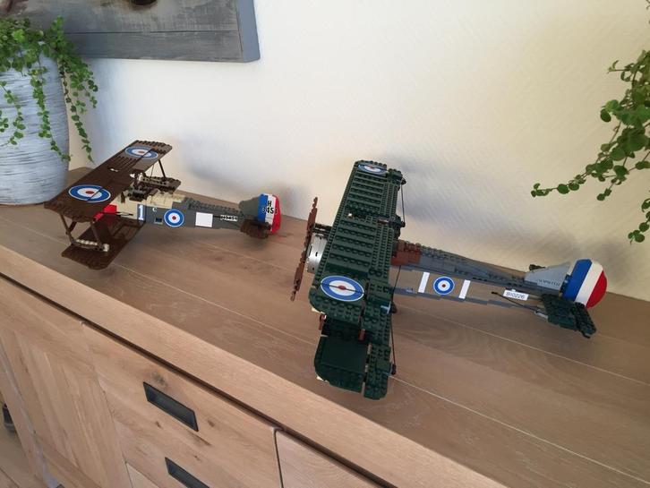 Lego Sopwith Camel 3451 & 10226 - Compleet, zonder doos, Kinderen en Baby's, Speelgoed | Duplo en Lego, Gebruikt, Lego, Complete set