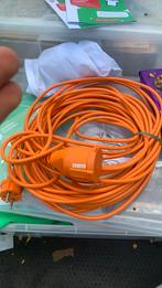 25m verlengsnoer voor buiten, Doe-het-zelf en Verbouw, Elektra en Kabels, Ophalen, Zo goed als nieuw, Kabel of Snoer