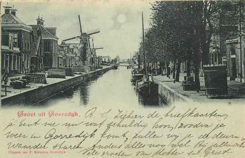 (301-290-011) Gorredijk Groet uit, Verzamelen, Ansichtkaarten | Nederland, Friesland, Verzenden