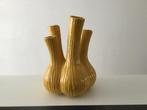 Handgemaakte Tulpenvaas - 34cm hoog, Ophalen, Geel, Aardewerk of Porselein, Nieuw