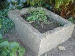 2 x oud beton / betonnen voederbak / bloembak / waterbak, Tuin en Terras, Bloembakken en Plantenbakken, Beton, Tuin, Gebruikt