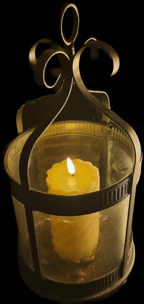 Vintage Smeedijzeren Windlicht, Huis en Inrichting, Woonaccessoires | Kandelaars en Kaarsen, Gebruikt, Kandelaar, Minder dan 25 cm