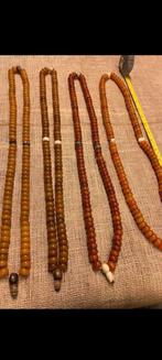 Vintage kralenkettingen - Amber Gebedskettingen, Sieraden, Tassen en Uiterlijk, Kettingen, Ophalen of Verzenden, Overige materialen