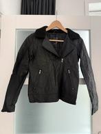 Zwarte Jas met Bontkraag - Maat 158, Gebruikt, C&A, Meisje, Ophalen of Verzenden